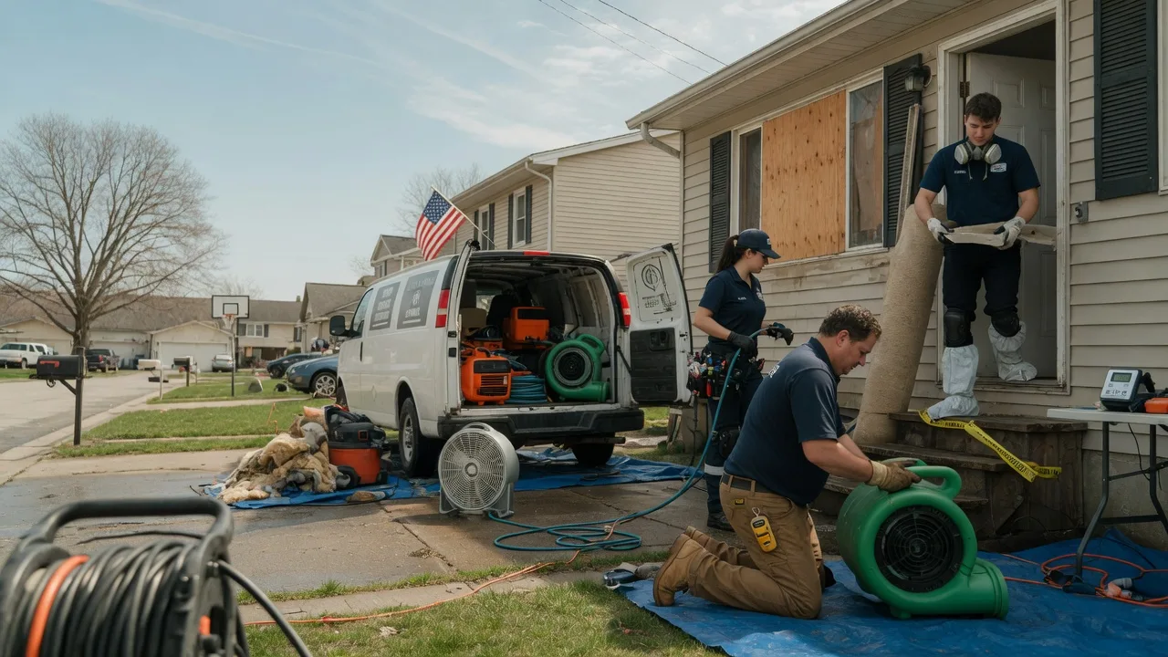 Water Damage Restoration in Porum, OK near me